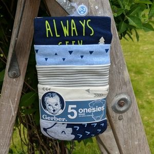 5 Gerber onsies